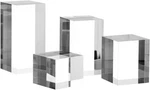 Clear Polished Acrylic Cube Cylinder Round Photo Props, Transparent Solid Acr.... Fixed Price $23.99.