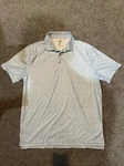 1764 Men Golf Polo Shirt - Motorcycle Print Size Xl Baby Blue Soft Breathe. Fixed Price $18.99.