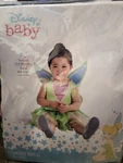 New Disney Baby Tinkerbell Fairy Costume Infant 0-6MONTHS Dress-up Halloween. Fixed Price $20.00.