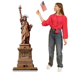 5' Statue Of Liberty Cardboard Stand Up Cutout New York Usa Themed Party De.... Fixed Price $35.77.