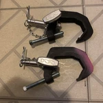 Matthews Studio 429762 Baby Pipe Clamps With Pin And Safety Chain,see Photos. Fixed Price $60.00.