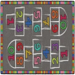 Flagship Carpets Hopscotch Rainbow Numbers Activity Area Rug For Childrens. Fixed Price $74.70.