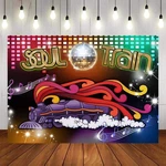 70'S Theme Photography Backdrop And 80'S Disco Dancing Prom Party Decora.... Fixed Price $18.16.