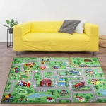 Yincimar Kids Carpet Playmat Rug, 5 66 Extra Large City Life Educational Ca.... Fixed Price $115.93.