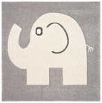 Safavieh Carousel Kids Grey / Ivory 3' X Square Area Rug CRK165B-3SQ. Fixed Price $39.99.