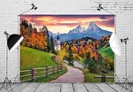 Beleco Fabric 7X5FT Oktoberfest Backdrop Germany Autumn Countryside Decoratio.... Fixed Price $27.75.
