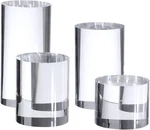 Clear Polished Acrylic Cube Cylinder Round Photo Props, Transparent Solid. Fixed Price $28.26.