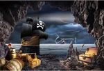 Haoyiyi Pirate Ship Backdrop Seaside Cave 10X7FT, Random Color. Fixed Price $50.05.