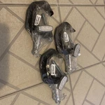 3 Matthews Studio 429618 Baby Pipe Clamps With Pin And Safety Chain. Fixed Price $75.00.