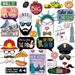New York Photo Booth Props 41-PC Kit With 8 X 10-INCH Sign, 60 .... Fixed Price $26.08.