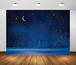 Beleco Fabric Winter Wonderland Night Snowfall Backdrop 10X8FT, A50026. Fixed Price $59.48.