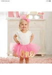 Mud Pie Baby Girl 1ST Birthday Glitter Tutu Skirt & Headband Set. Fixed Price $10.00.