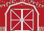 Ltdkaen Red Barn Door Backdrop Wooden Farmhouse Photography Rustic. Fixed Price $77.66.