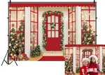 Ofila Durable Soft Fabric Christmas Backdrop Red 8X6FT, 3. Fixed Price $23.23.