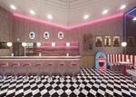 Beleco 7X5FT Fabric Retro Diner Backdrop For Photography Classic 1950S Fa.... Fixed Price $18.58.