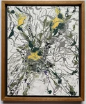 Vintage Abstract Expressionism Action Oil Painting Jackson Pollock Style Signed. Fixed Price $125.00.