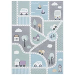 Safavieh Carousel Kids CRK193F Grey / Light Blue Rug. Fixed Price $61.76.