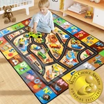 Diysani 6X9FT Construction Rug For Kids Room, Non-slip Play Mat Toy Cars. Fixed Price $143.98.