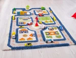 Ivi Thick 3D Childrens Play Mat & Rug In Colorful Town Design For... Fast Ship. Fixed Price $86.99.