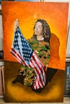 Large Canvas Oil Painting, Call To Action, Detailed. Fixed Price $500.00.