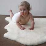 Premium Sheepskin Rug Babycare Nursery 100% Natural Lambskin Blanket.... Fixed Price $101.98.