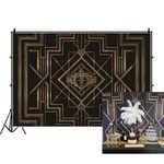 Leyiyi 5X3FT Great Black And Gold Birthday Photography Backdrop Adults Childr.... Fixed Price $20.26.