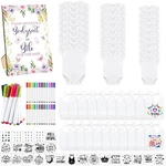 Panitay 100 Pcs Baby Bib Bodysuit Shower Set Game Sign. Fixed Price $28.00.