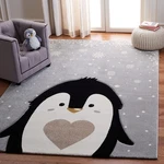 Safavieh Carousel Kids Collection Accent Rug - 4 X 6 Light Grey Black. Fixed Price $120.69.