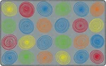 Flagship Carpets Circles Abstract Educational Area Rug For Kids Room Seating .... Fixed Price $497.05.